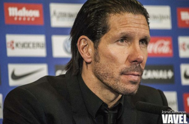 Simeone: “Hay un 50% de posibilidades de pasar para cada uno”