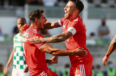 Marcar, sufrir y
ganar para Benfica
