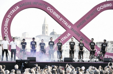 Giro de Italia 2017: Team Sky, nueva prueba en Italia