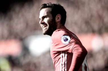 Juan Mata, esperanzado tras el empate ante el Arsenal