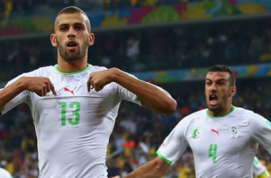 Algeria1-1 Russia: Slimani header sends North Africans through