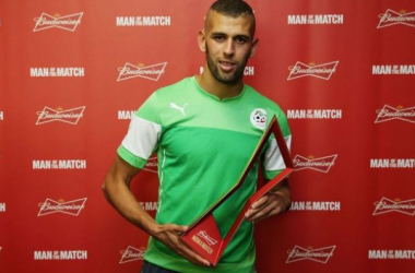 Slimani repite como &#039;MVP&#039; ante Rusia