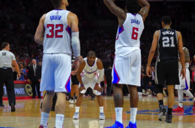 Score San Antonio Spurs - Los Angeles Clippers in 2015 NBA Playoffs Game 7 (109-111)