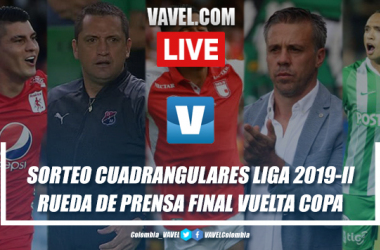 Resumen: sorteo cuadrangulares Liga Aguila 2019-II