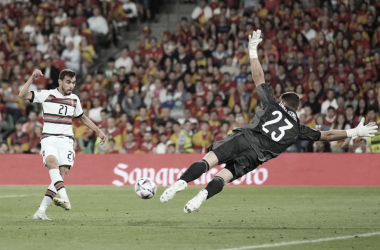 Ricardo Horta marca pela primeira vez e assegura empate para Portugal contra Espanha