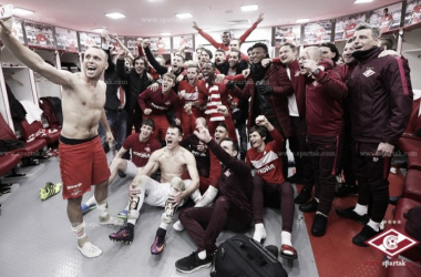 El Spartak llega al parón invernal como líder de la Russian Premier League