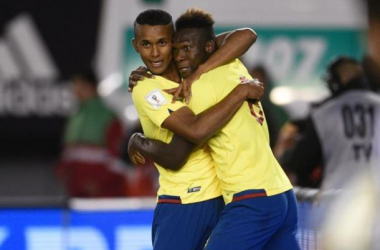 Caicedo marca y hace historia con Ecuador