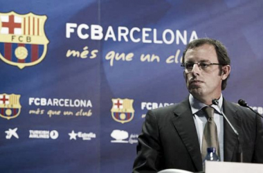 Rueda de prensa sobre la dimisión de Sandro Rosell como presidente del FC Barcelona  en directo 