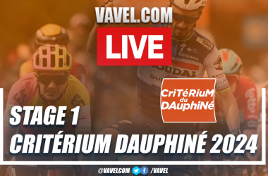 Stage 1 Critérium Dauphiné LIVE Updates in Saint-Pourçain-sur-Sioule 2024