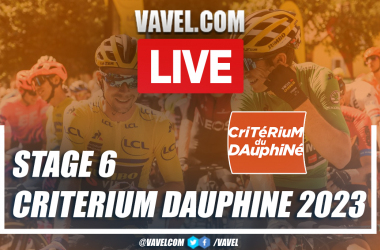 Critérium du Dauphiné 2023 Live Updates: How to Watch Stage 6 between Nantua and Crest-Voland