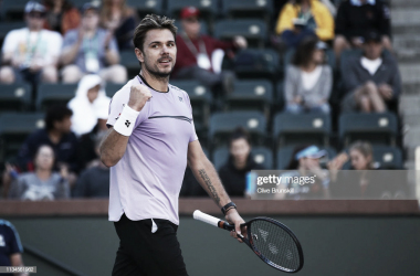 Wawrinka remonta y gana en su regreso a Indian Wells