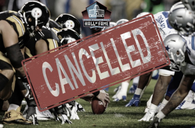 Cancelado
el juego del Salón de la Fama entre Steelers-Cowboys