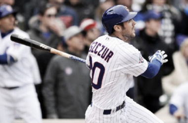Matt Szczur&#039;s grand slam lifts the Chicago Cubs to a 6-1 victory over the Atlanta Braves