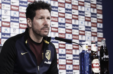 Simeone: &quot;No me preocupa la sequía de los delanteros porque tienen gol dentro y les llegará&quot;