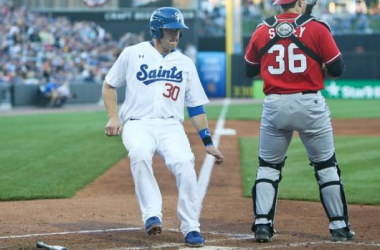 Angelo Songco&#039;s Home Run Leads St. Paul Saints To A Win Over Sioux City Explorers