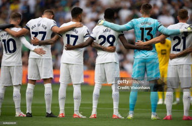 Tottenham team together (<span style="font-style: normal; text-align: start; caret-color: rgb(8, 8, 8); color: rgb(8, 8, 8); font-family: Lato, sans-serif; font-size: 14px; background-color: rgb(255, 255, 255);">Photo by Visionhaus/Getty Images)</span>