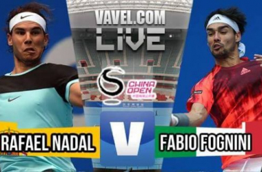 Result Rafael Nadal - Fabio Fognini LOf The 2015 ATP China Open Semifinal (2-0)