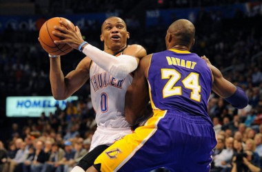 Oklahoma City Thunder - Los Angeles Lakers Live of 2014 NBA