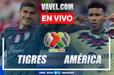 Goles y resumen: Tigres 0-2 América en Liga MX.