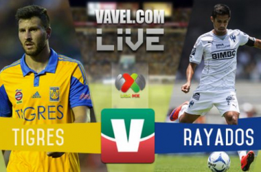 Resultado Tigres - Rayados Monterrey en Liga MX 2015 (3-1)