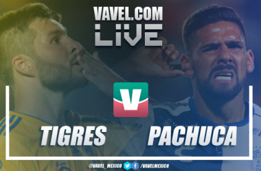 Minuto a minuto de Tigres vs Pachuca Liga MX c - 2019 (3-0)