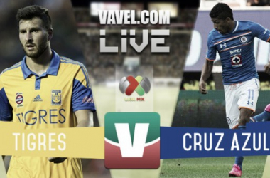 Resultado Tigres - Cruz Azul en Liga MX 2015 (0-0)