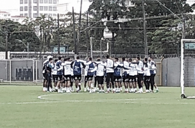 Cuca fecha o primeiro treino sob comando do Santos