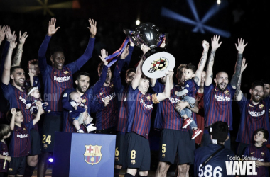 El Barcelona lucirá el símbolo de campeón de Liga