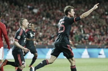 SL Benfica (2) 2-2 (3) Bayern Munich: The Germans progress to the semi-finals with aggregate win in Lisbon