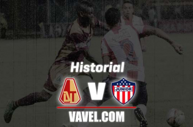 &nbsp;Historial Deportes Tolima vs Junior: paternidad del 'tiburón' en las estadísticas