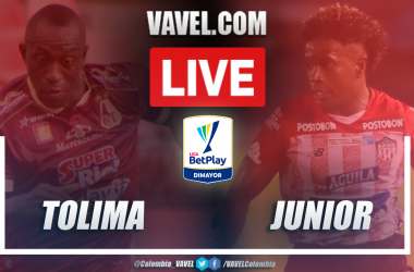 Resumen Tolima vs Junior (0-1) en la fecha 14 por Liga BetPlay 2021-I