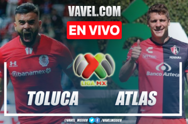 Toluca vs Atlas EN VIVO hoy (2-4)