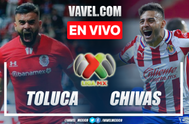 Goles y resumen: Toluca 1-1 Chivas en Liga MX