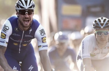 Gaviria le devuelve el favor a Tom Boonen