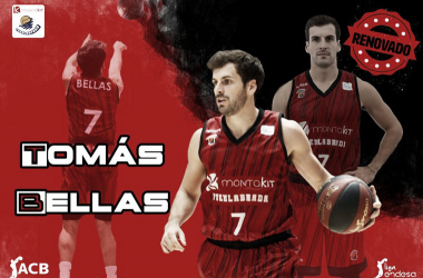 Tomás Bellas renueva con el Montakit Fuenlabrada hasta 2021