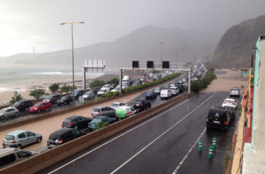 La lluvia hace estragos en Gran Canaria