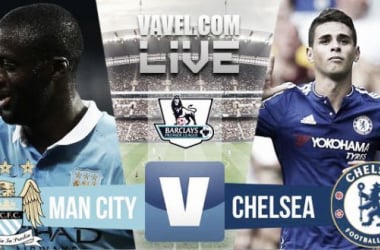 Manchester City - Chelsea 3-0, Premier League 2015/16: Aguero, Kompany e Fernandinho ammutoliscono Mourinho