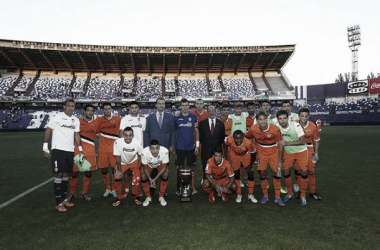 El Valencia vapulea al Valladolid en un duelo sin intensidad