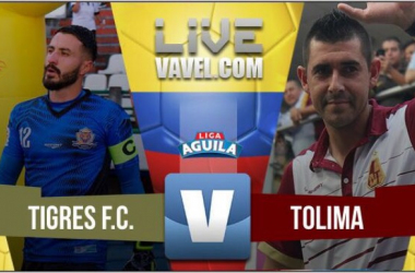 Tigres vs Tolima por la jornada 11, Liga Águila 2017-II (1-1 FT)