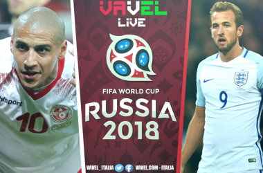 TERMINATA | Tunisia-Inghilterra in diretta, Mondiali Russia 2018 LIVE (1-2): FENOMENALE HARRY KANE!