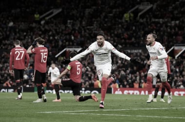 Manchester United faz dois gols contra no fim e cede empate ao Sevilla pela Liga Europa