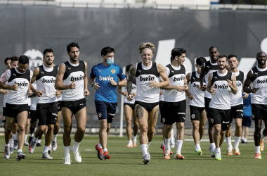 Último entrenamiento antes de partir a Ipurúa