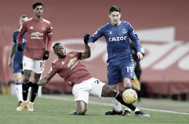 El Everton rescata un empate impensado en Old Trafford