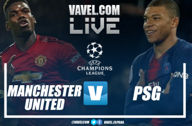 Resumen del Manchester United 0-2 PSG por la ida de los 8vos de final de la UEFA Champions League