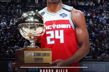 Buddy Hield se convierte en el ganador del concurso de triples