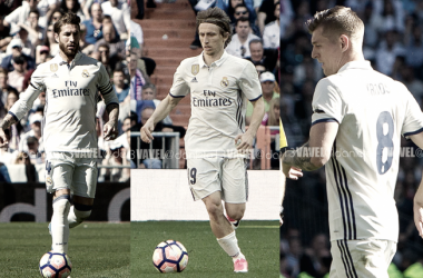 Ramos, Modric y Kroos deberán cuidarse de las tarjetas