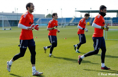 El Real Madrid sigue preparándose antes de viajar a Bilbao