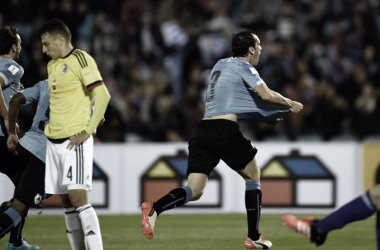 Uruguay vs Colombia ventaja 'celeste' por una "cabeza"