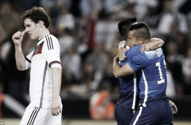 Germany 1-2 USA: World champions dealt blow by late American effort