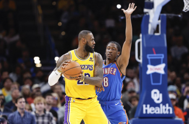 Baskets and Highlights: Oklahoma City Thunder 104-116 Los Angeles Lakers in NBA 2024
